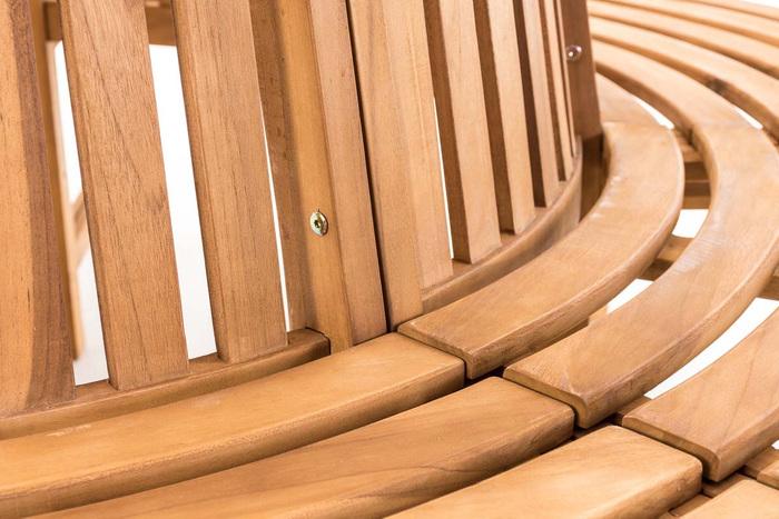 Produktbild Swisshandel24 Baumbank Novum rund 200 cm, teak