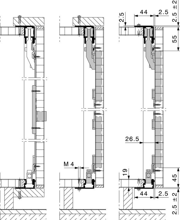 Produktbild HAWA Komplett-Garnitur Faltschiebetürbeschläge -Multifold 30, Inslide