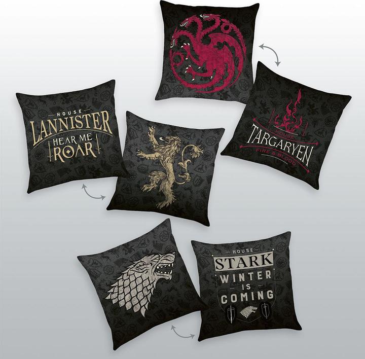 Actual product image Herding Game of Thrones Decorative Cushion (40, 40 cm)