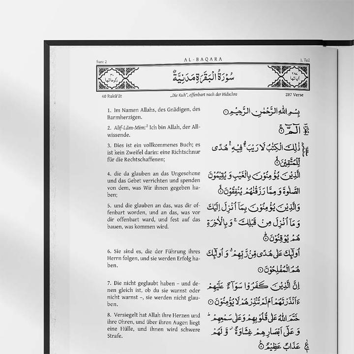 Produktbild Der Heilige Koran (Quran) (Deutsch, Arabisch, Hadhrat Mirza Masroor Ahmad Ahmad, Hadhrat Mirza Baschir ud-Din Mahmud Ahmad, Ahmadiyya Muslim Jamaat Deutschland KdöR, 2021)