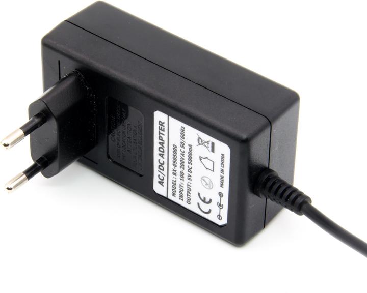 Produktbild Purecrea 5V DC 5000mA Stecknetzteil AC/DC-Adapter 5.5mm/2.1mm Stecker