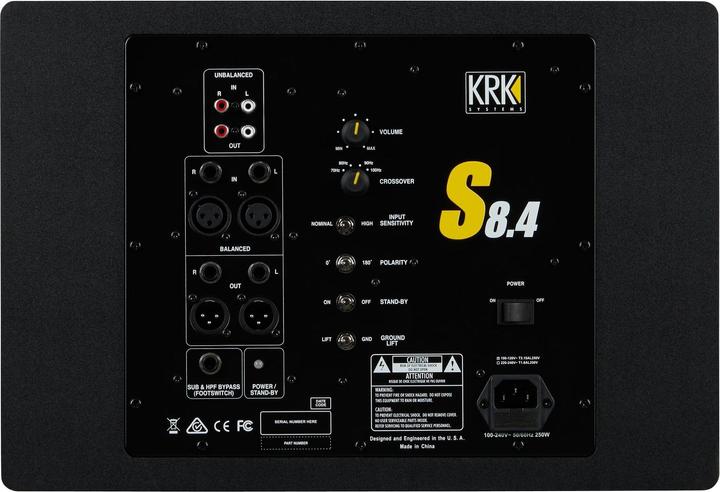 Image du produit KRK Caisson de basses S8.4 8 (Actif, 1 pièce)