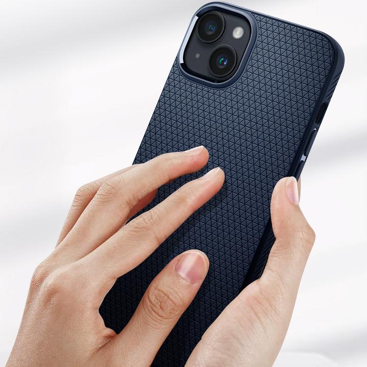 Image du produit Spigen Liquid Air pour iPhone 14 bleu marine (Apple iPhone 14)