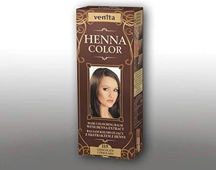 Venita - Henna Color Coloring Lotion From Henna 115 Chocolate 75Ml Ecstraktem (115 Chocolate)