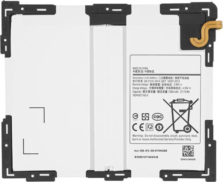 Image du produit OEM Batterie MPS pour SM-T590/SM-T595 Samsung Galaxy A 10.5 2018 EB-BT595ABE