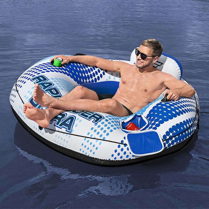Actual product image Bestway Hydro-Force Rapid Rider Ultra River Tube with with Zippered Storage 1.52 m