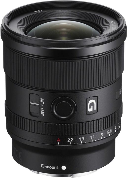 Sony FE 20mm f/1.8 G (Sony E, full size)
