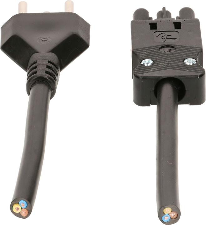 Actual product image Max Hauri Adels TD connection cable H05VV-F3G1.5 type 12 / AC 166 GBUF/315 (2.20 m)
