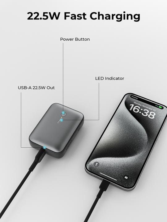 Produktbild Aukey Spark Mini (10000 mAh, 20 W, 37 Wh)