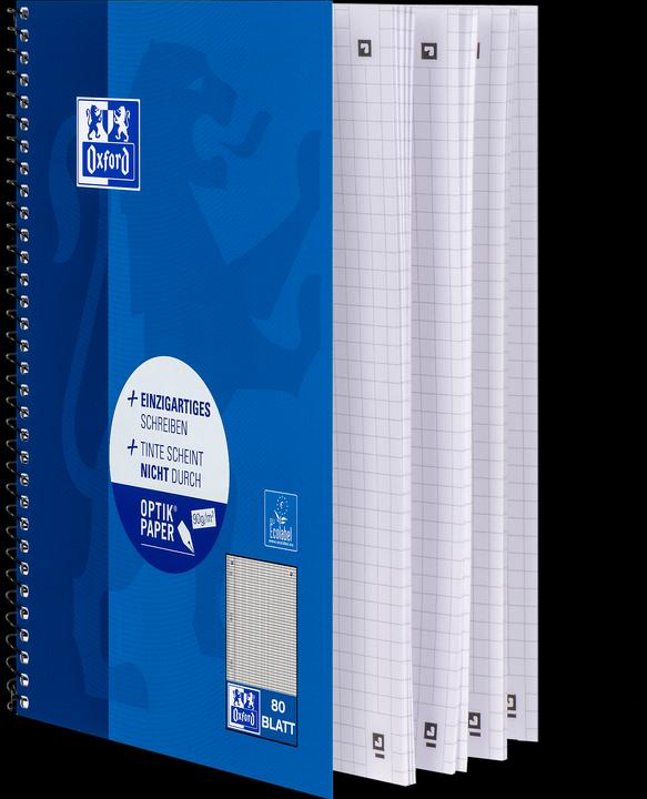 Produktbild Oxford Collegeblock (A5, Kariert, Harter Einband)