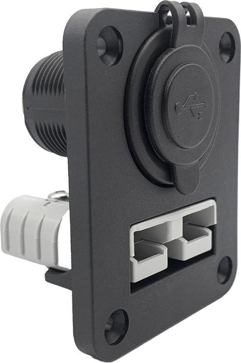 Actual product image Offgridtec Installation frame Anderson plug - USB socket (Solar connector)