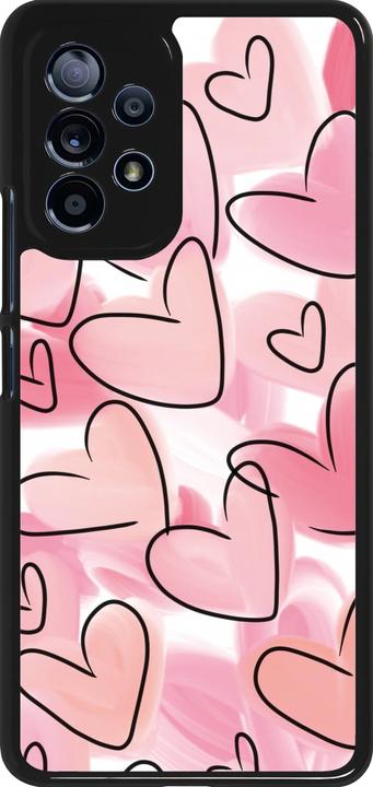 Produktbild PhoneLook Hülle Easter 2023 pink hearts (Samsung Galaxy A53 5G)