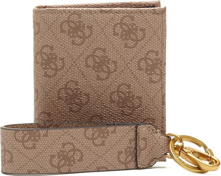 Actual product image Guess Set,, Vezzola, Textile Wallet, With 4G logo Keychain, GBOX SM BFLD W/