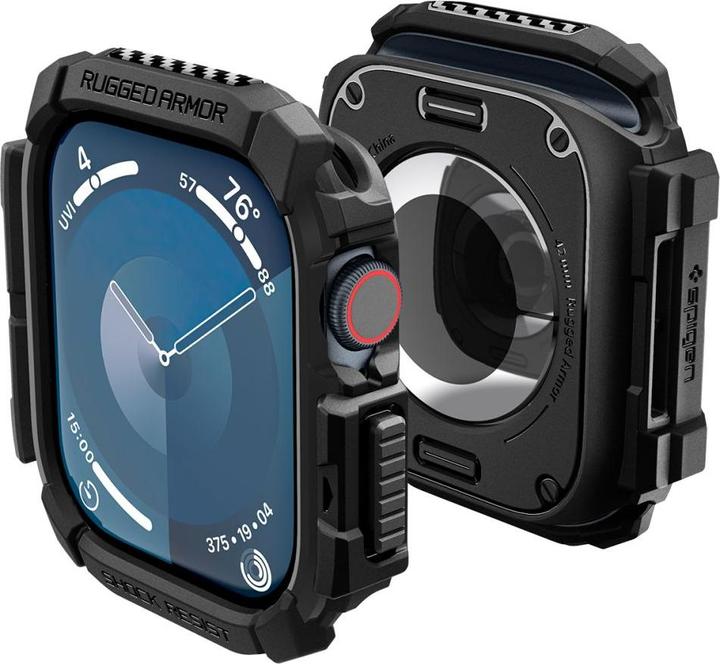 Actual product image Spigen Rugged Armor Apple Watch 10 42mm czarny/black ACS08585