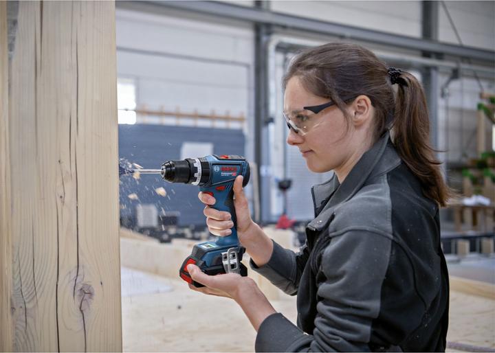 Productafbeelding Bosch Professional Accu klopboormachine GSB 18V-90 C Professional, 18Volt, blauw/zwart, 2x Li-Ion accu 4.0 (Oplaadbare batterij)