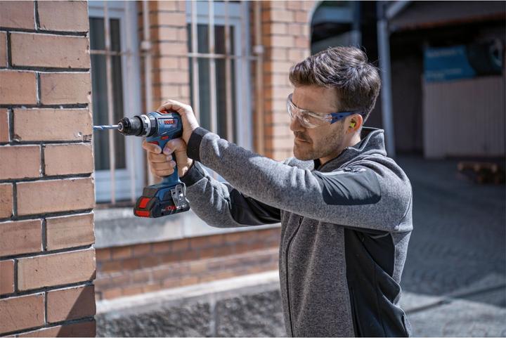 Actual product image Bosch Professional GSB 18V-90 C cordless impact drill (2x4.0Ah ProCore, GAL 18V-40, L) (Rechargeable battery operated)