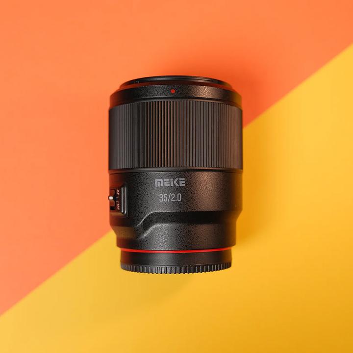 Actual product image Meike 35mm F2.0 Auto Focus Lens(STM Motor) for E Mount Portrait Photography
