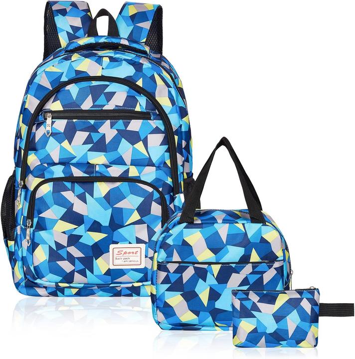 Sciphylia Schulrucksack-Set mit Lunchpaket & Federmäppchen