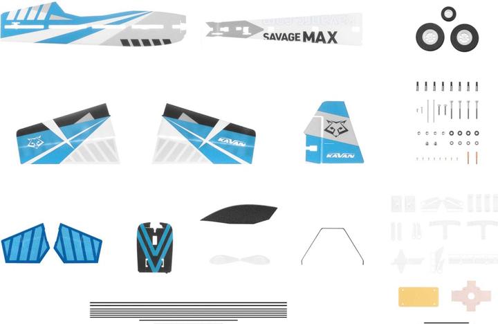 Energie-Label Kavan Savage MAX V2 blau 3D-Kunstflug-Park- Flyer aus EPP (Kunstflug)