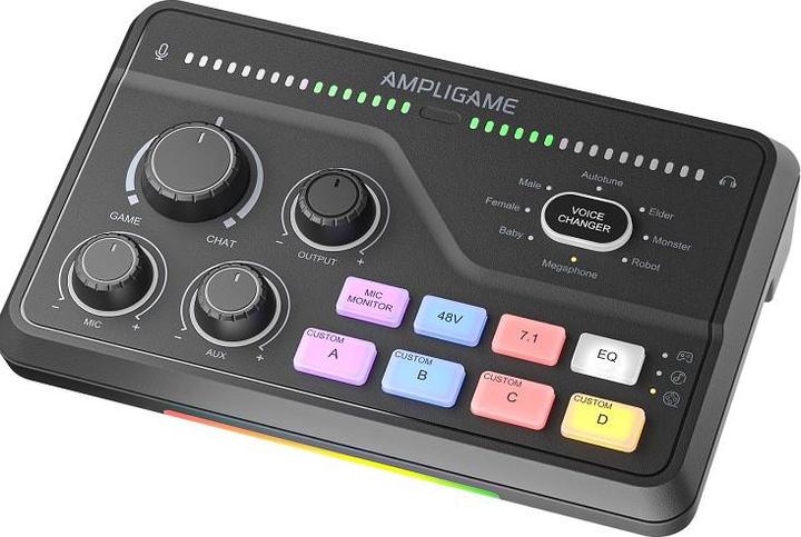 Actual product image Fifine Gaming Audio Mixer SC8 (Studio- and Livemixer)