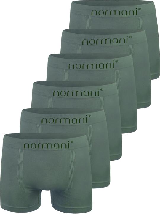 Normani 12 Stück Mikrofaser-Boxershorts für Herren