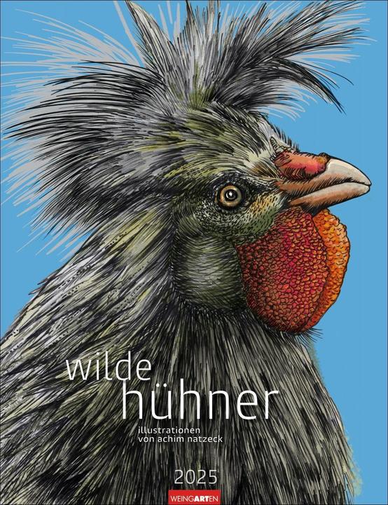 Produktbild Wilde Hühner Kalender 2025 (30 x 39 cm, Deutsch)