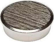 Actual product image Franken Magnet round with Chrome cap extra strong (2 x)