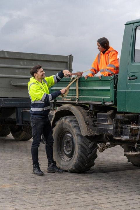 Image du produit Korntex Sweat à capuche zippé Hi-Vis (XXL)