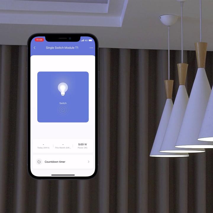 Actual product image Aqara Single switch module T1 (with neutral conductor) (HomeKit)