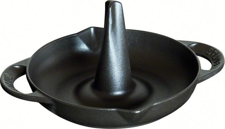 Image du produit Staub Rôtissoire à poulet (24 cm, Cocotte + faitout, Fonte)