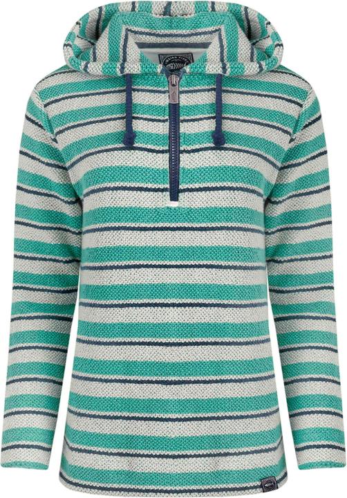 Weird Fish Ally Kapuzenpullover mit kurzem Reissverschluss