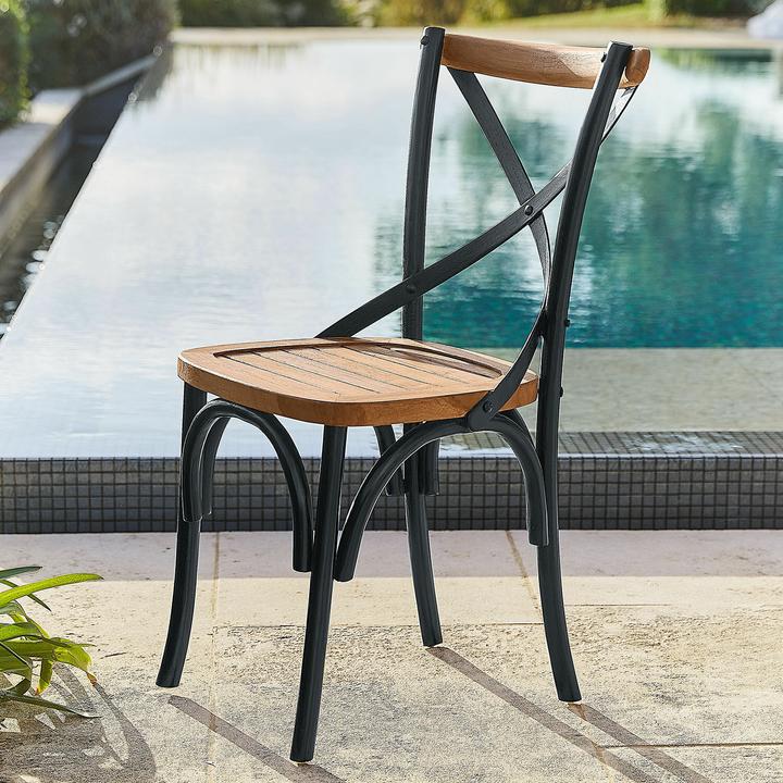 Produktbild Loberon Stuhl Kirkdale schwarz/braun
