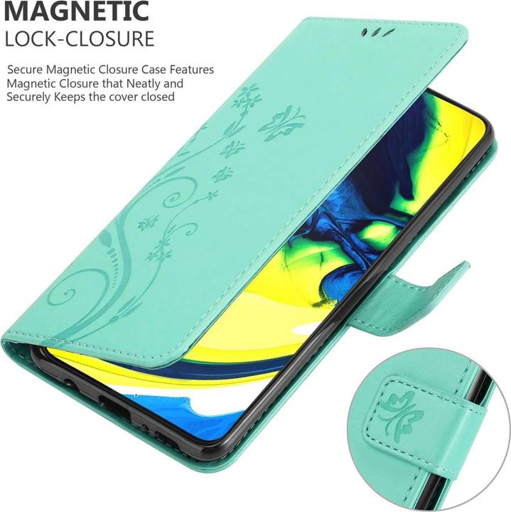 Immagine prodotto Cadorabo Custodia per Samsung Galaxy A80 / A90 4G Flower Book (Samsung Galaxy A80)