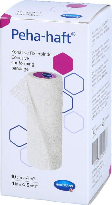 Produktbild Hartmann Peha-haft Latexfrei Fixierbinde 10 cm x 4 m, 1 St. Packung