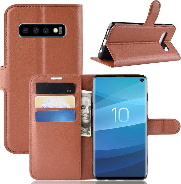 Image du produit Cover-Discount Etui en cuir avec compartiments pour cartes (Samsung Galaxy S10)