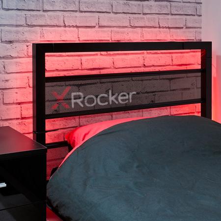 Actual product image X Rocker Base Camp Single TV Vesa Mount Bed Black (90 x 190 cm)