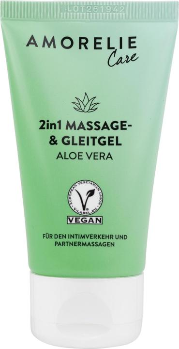 Produktbild Amorelie 2 in 1 Massage und Gleitgel Aloe Vera 50ml (50 ml)