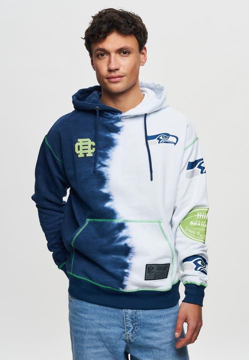 Immagine prodotto Recovered Felpa con cappuccio in pile Re:covered - INK DYE Seattle Seahawks - L (L)