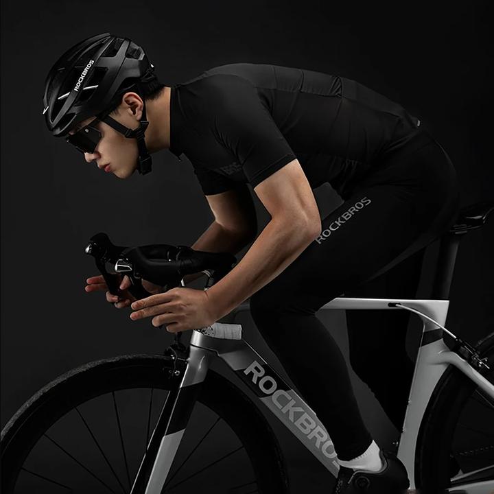 Image du produit Rockbros 15120002004 maillot cycliste XL à manches courtes - noir (XL)