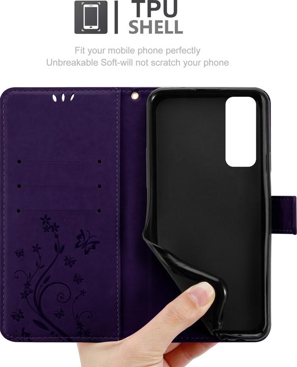 Immagine prodotto Cadorabo Copertina del libro a fiori (Huawei P Smart (2021))