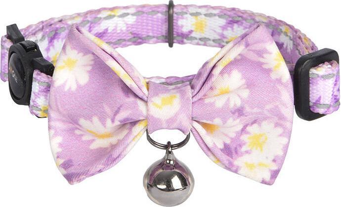 Dogness Set di collari per gatti 2 pezzi (Calamus Purple/Polka Dot Purple) (Gatto, Generale)