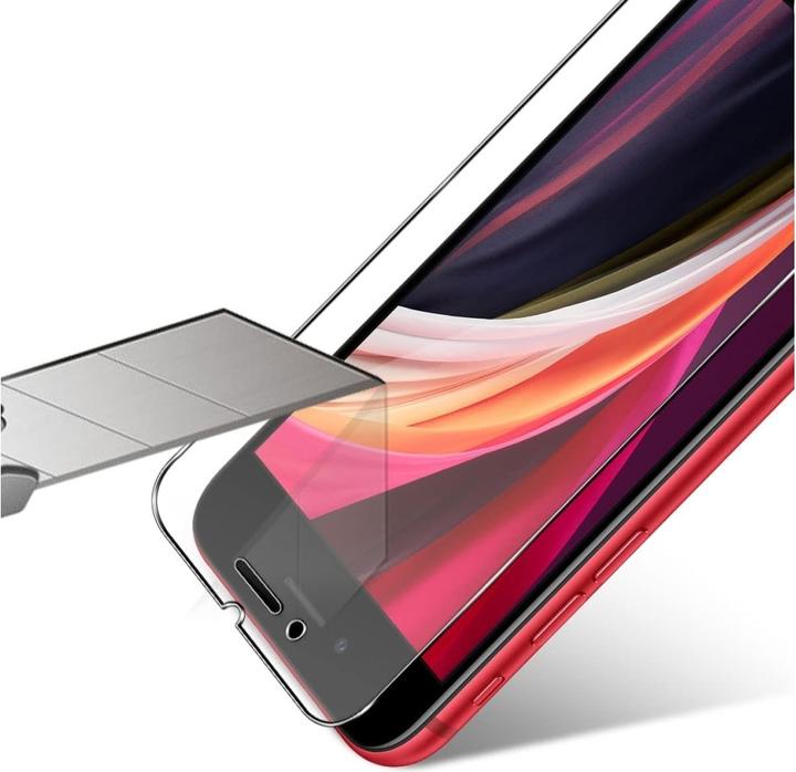 Image du produit Screenguard Apple iPhone SE 2020 Film de protection en verre blindé Case Friendly Design (1 pièce(s), Apple iPhone SE (2ème génération))