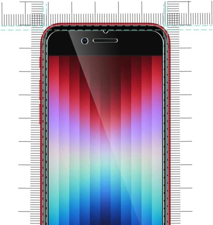Image du produit Screenguard Apple iPhone SE 2020 Film de protection en verre blindé Case Friendly Design (1 pièce(s), Apple iPhone SE (2ème génération))