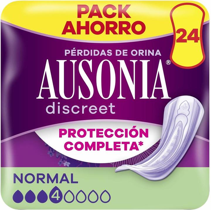 Actual product image Ausonia Discreet Normal sanitary towels with 24 units (24 x)