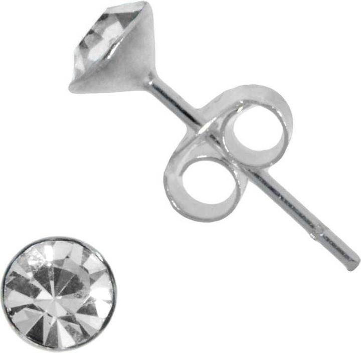 Bijouteria Ohrstecker (Silber 925, Kristall)