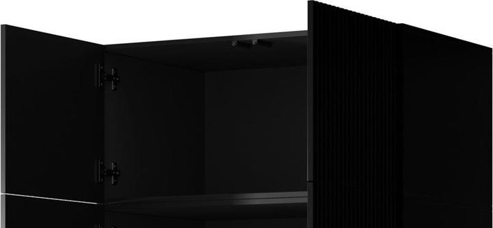 Produktbild Cama Kleiderschrank PAFOS 2D BASE 90x55.5x45 Schwarz matt (90 x 55.5 x 45 cm)