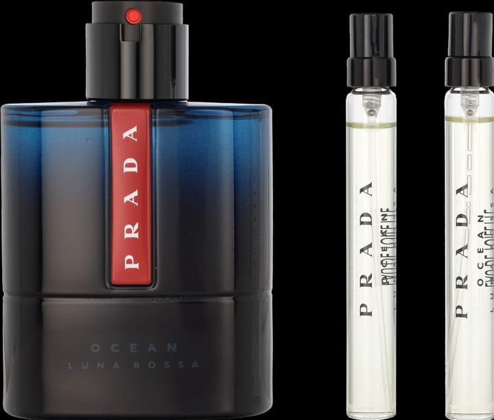 Produktbild Prada Luna Rossa Ocean 100ml Set Eau de Toilette 100ml + 2x Eau de Toilette 10ml (Eau de Toilette, 120 ml)