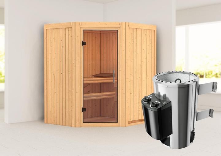 Actual product image Karibu Tonja without roof rim (Plug & Play 3.6 KW internal control)