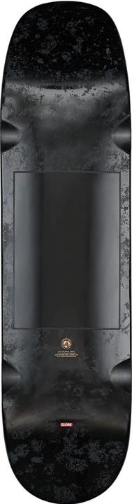 Actual product image Globe Skateboard Chisel 8.25" - Black/Don'Tf&Ckit - Deck Only 2023 (32")
