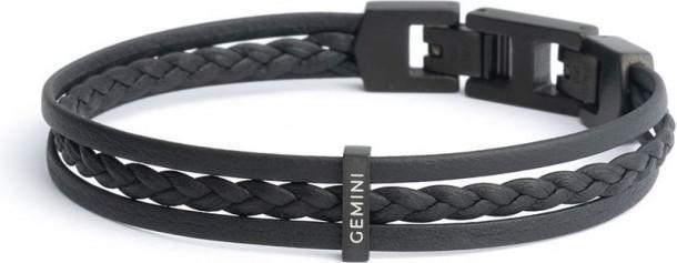 Immagine prodotto Gemini Ter Black M-L (Pelle nappa e acciaio inossidabile nero)